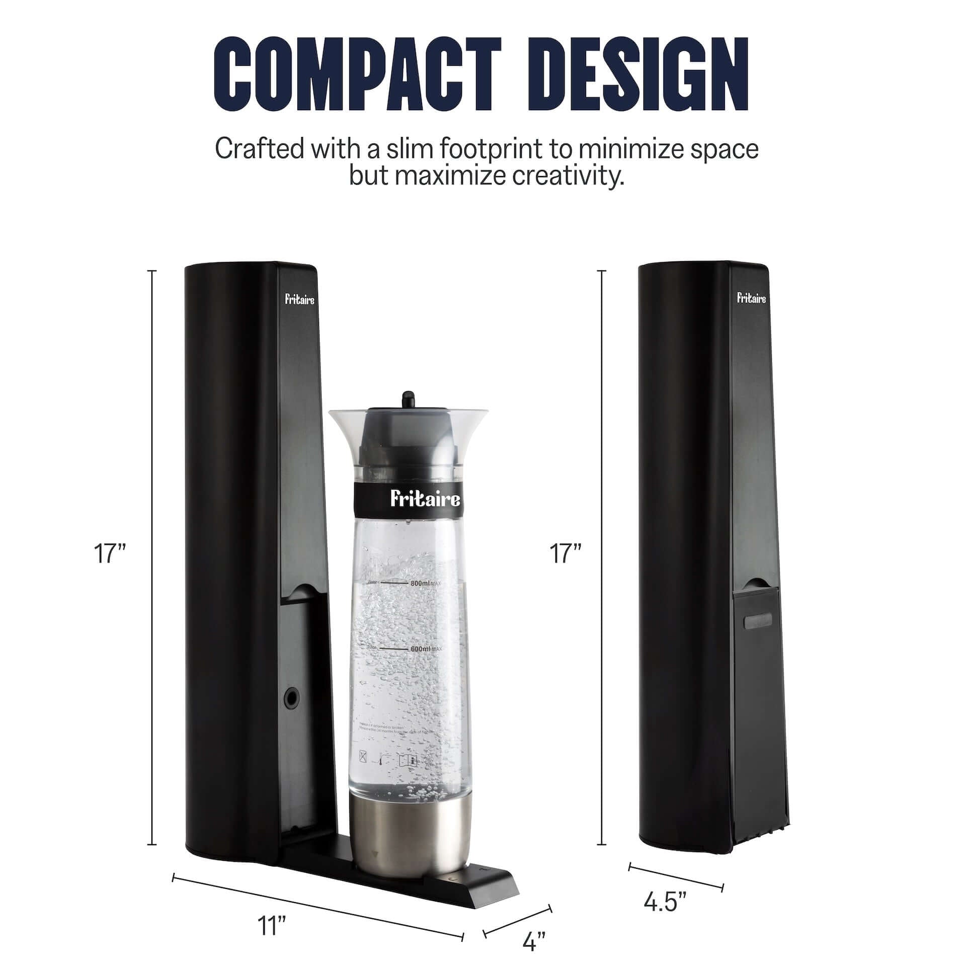 Fritaire Fizze - The Soda Maker Machine - Wine Drop Cookery LLC