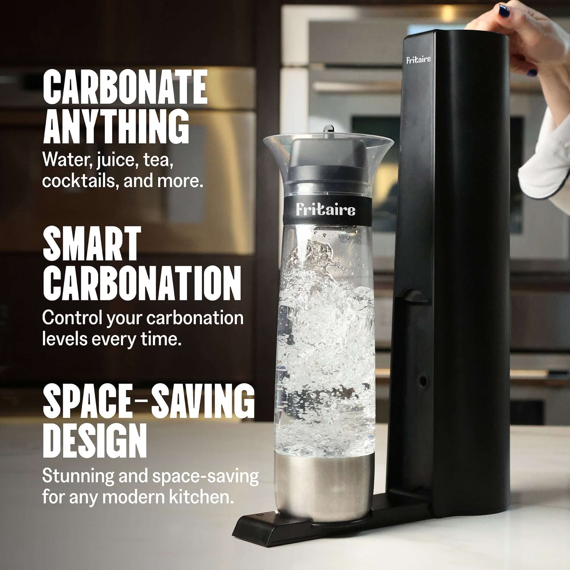 Fritaire Fizze - The Soda Maker Machine - Wine Drop Cookery LLC