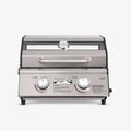 G22 Stainless Tabletop Propane Gas Grill - Wine Drop Cookery LLC
