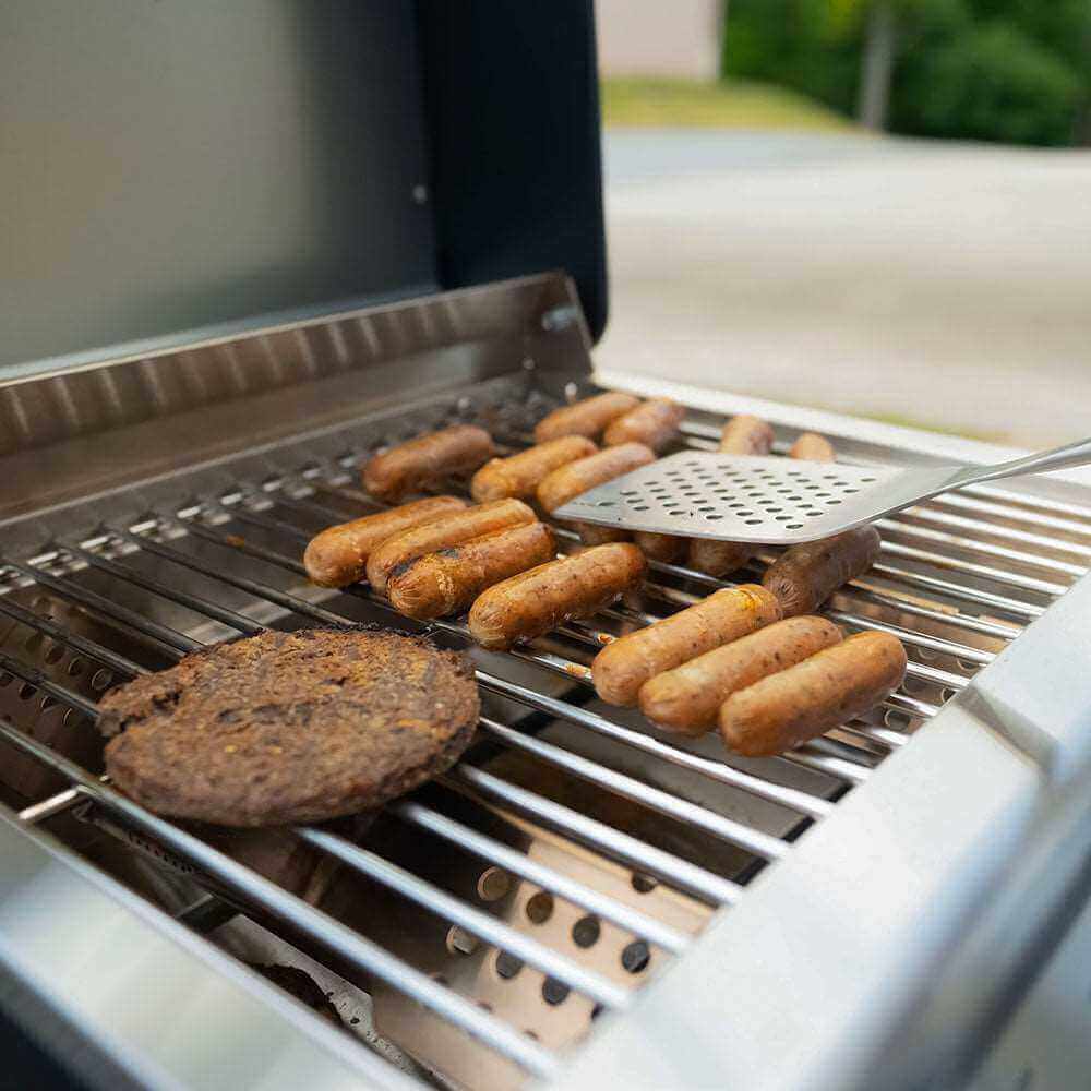 G22 Stainless Tabletop Propane Gas Grill - Wine Drop Cookery LLC