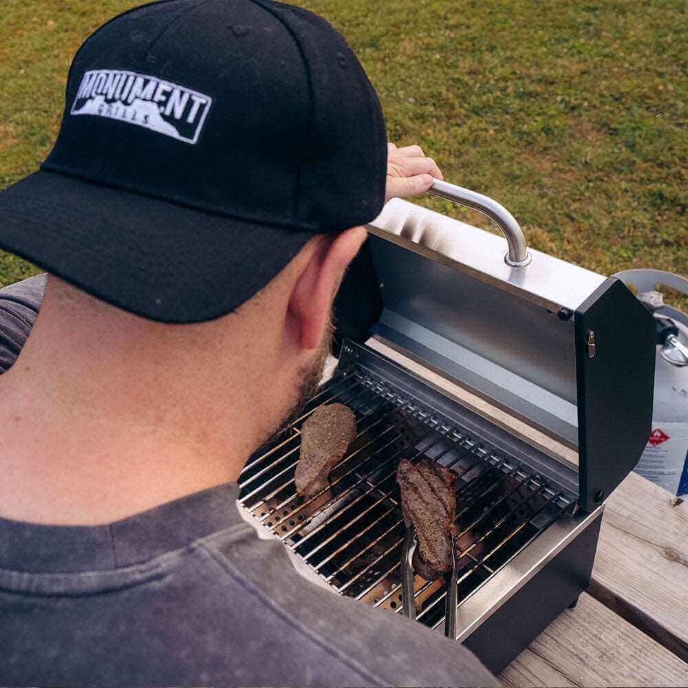 G22 Stainless Tabletop Propane Gas Grill