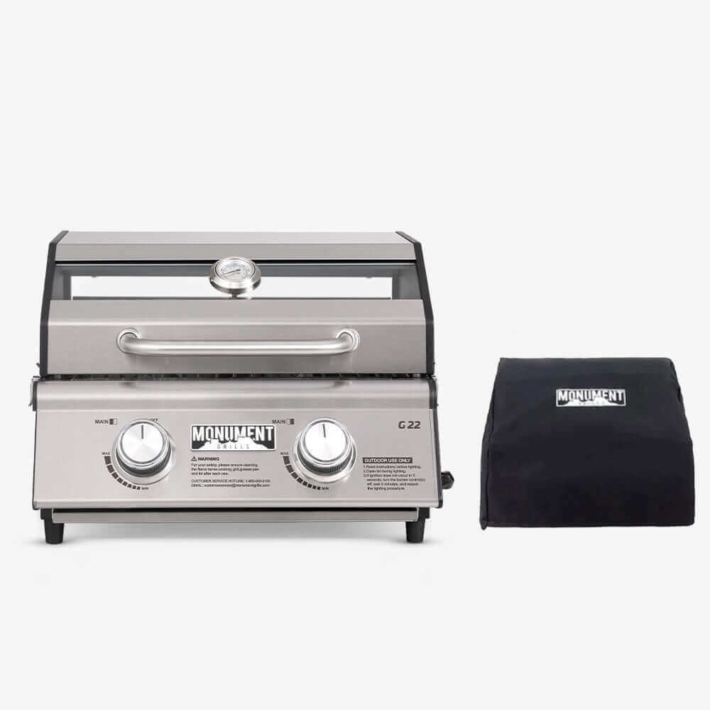 G22 Stainless Tabletop Propane Gas Grill