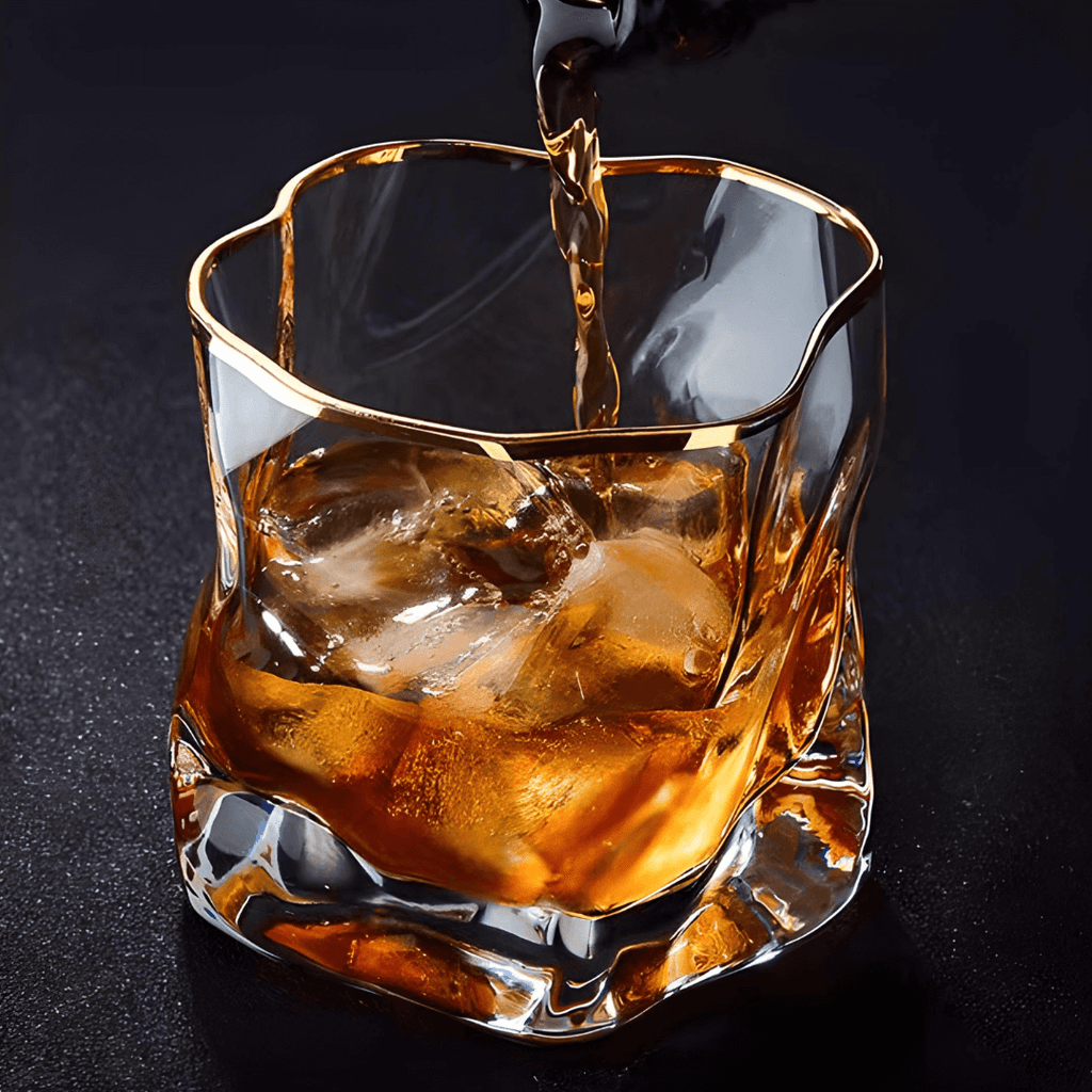 Gold Hoshi Japanese Crystal Whisky Glass - Wine Drop Cookery LLC