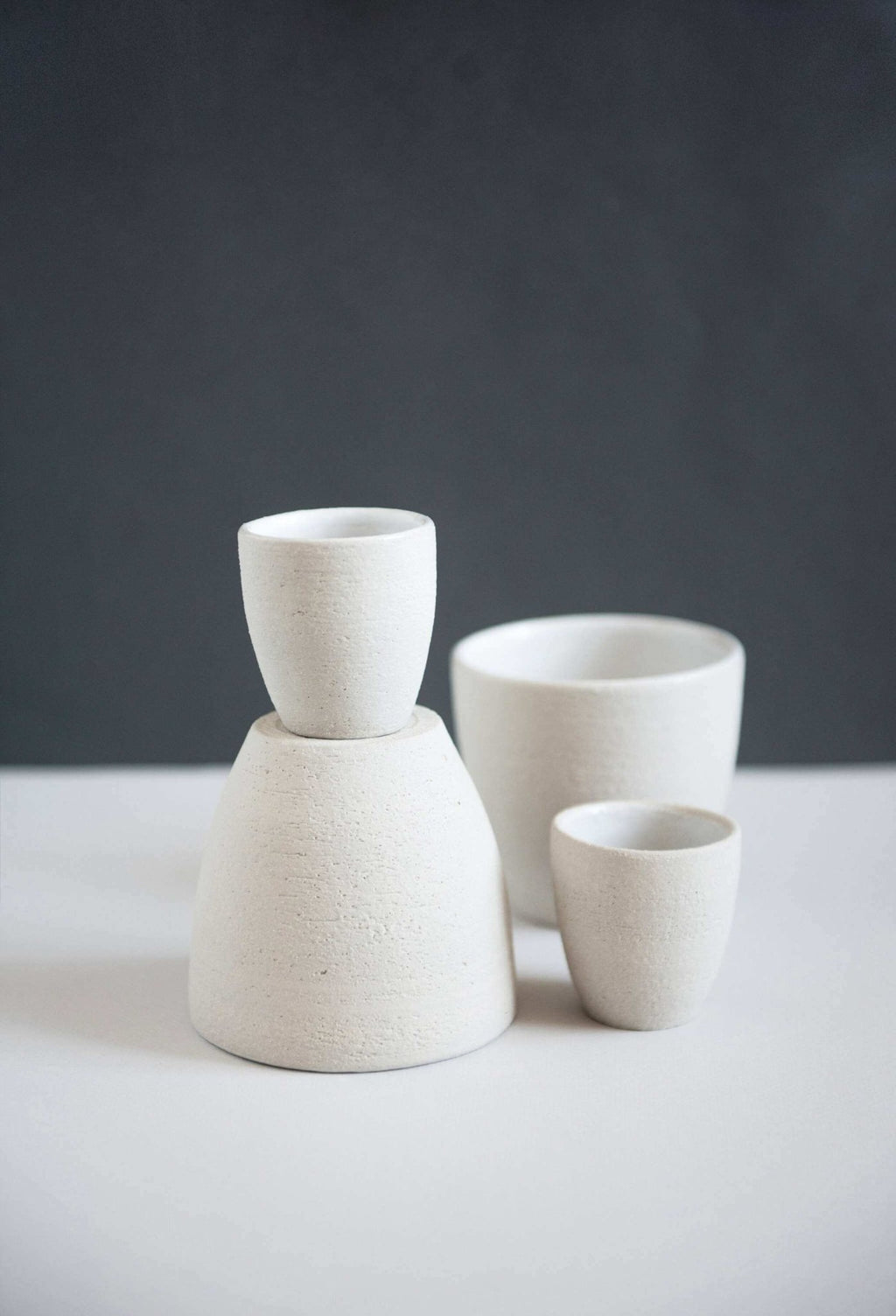 Handmade Stoneware Coffee Cup - Wine Drop Cookery LLC