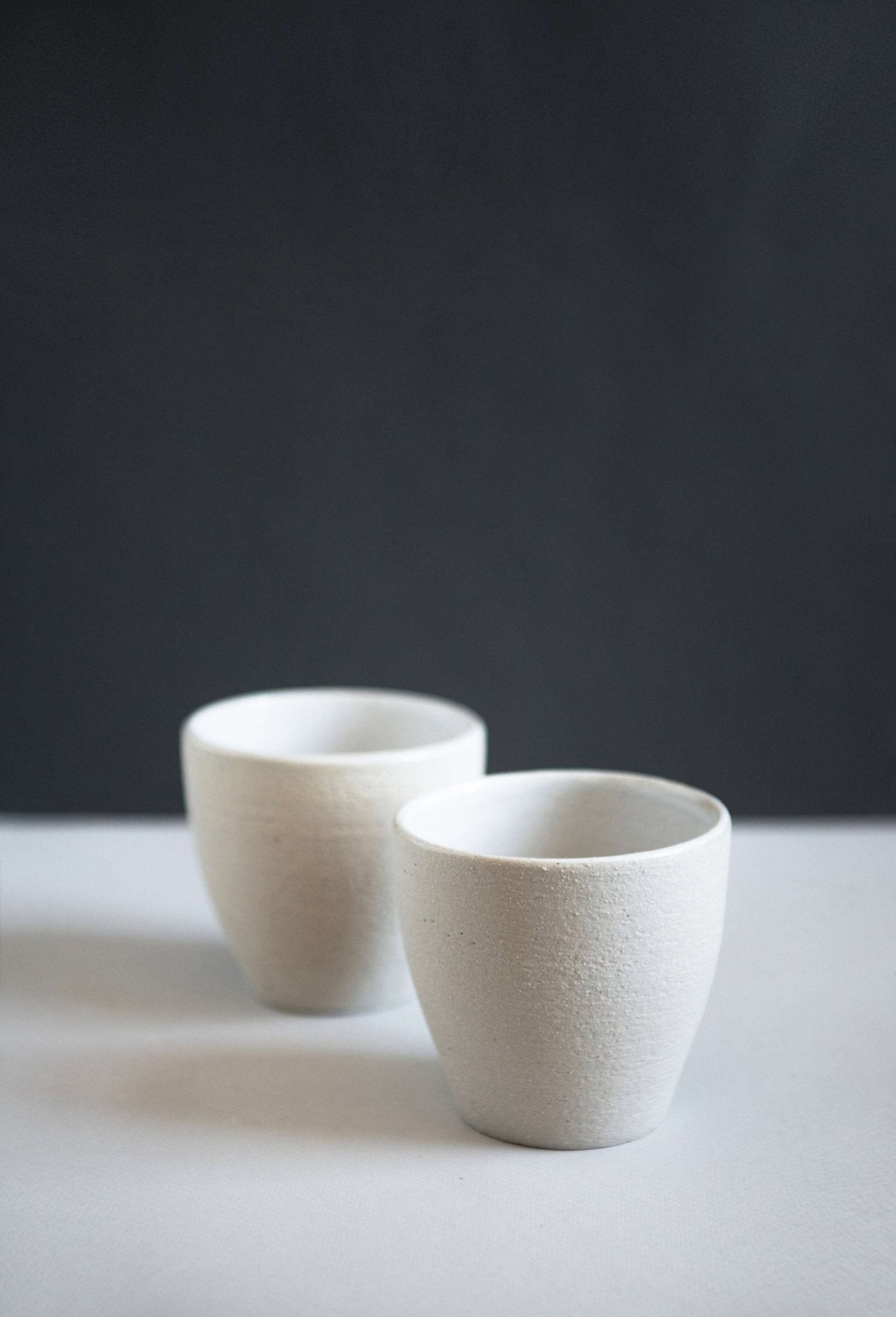 Handmade Stoneware Coffee Cup - Wine Drop Cookery LLC