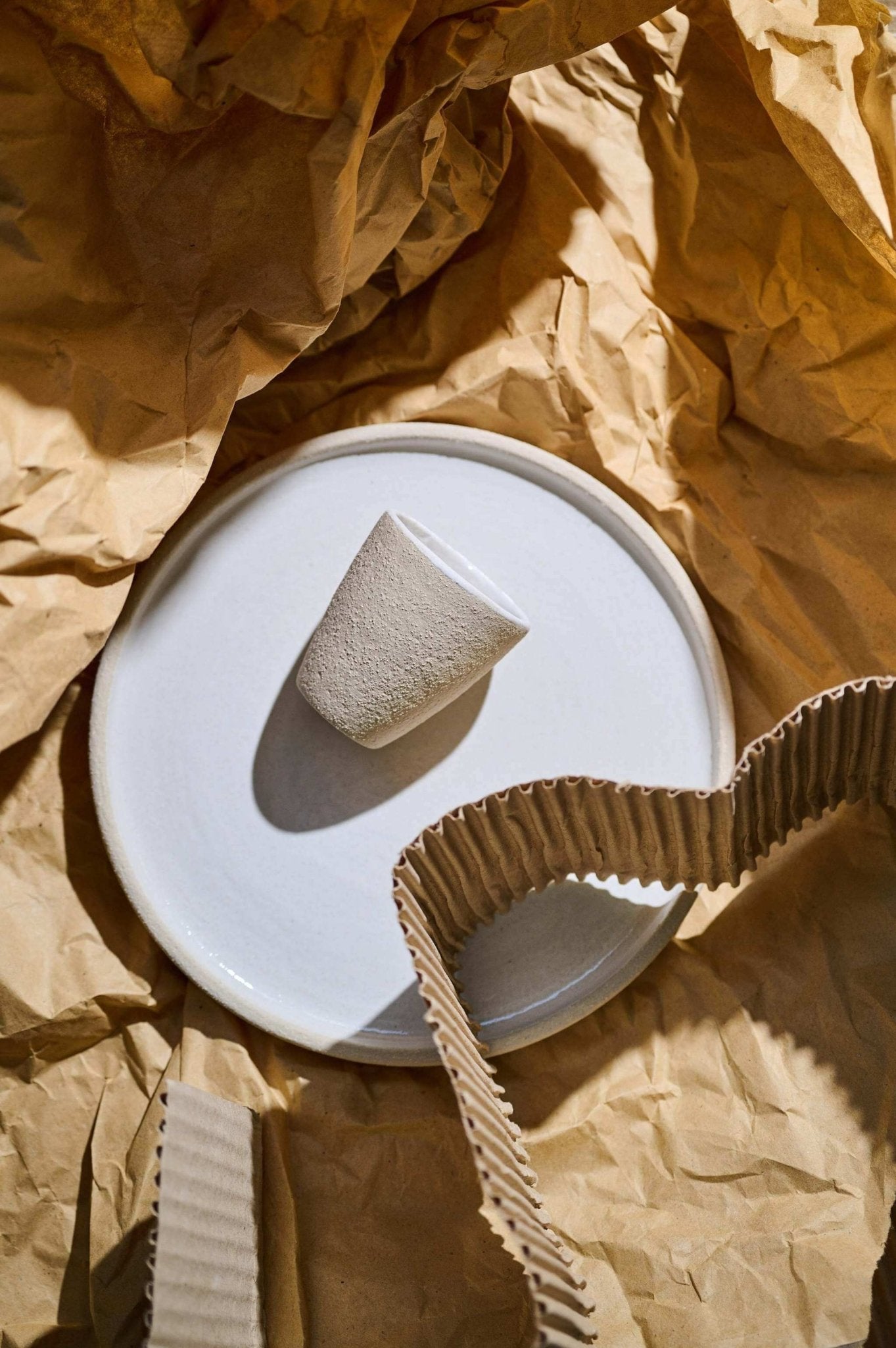 Handmade Stoneware Espresso Cup - Wine Drop Cookery LLC