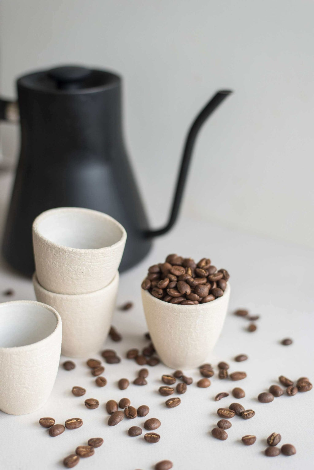 Handmade Stoneware Espresso Cup - Wine Drop Cookery LLC