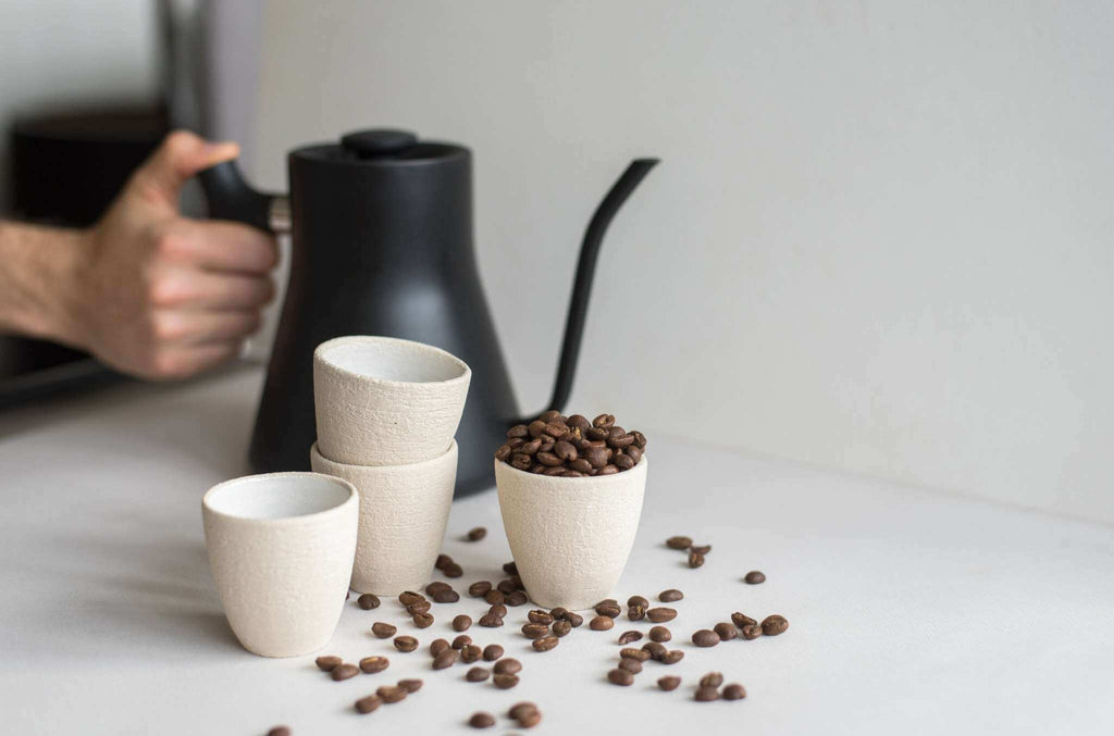 Handmade Stoneware Espresso Cup - Wine Drop Cookery LLC
