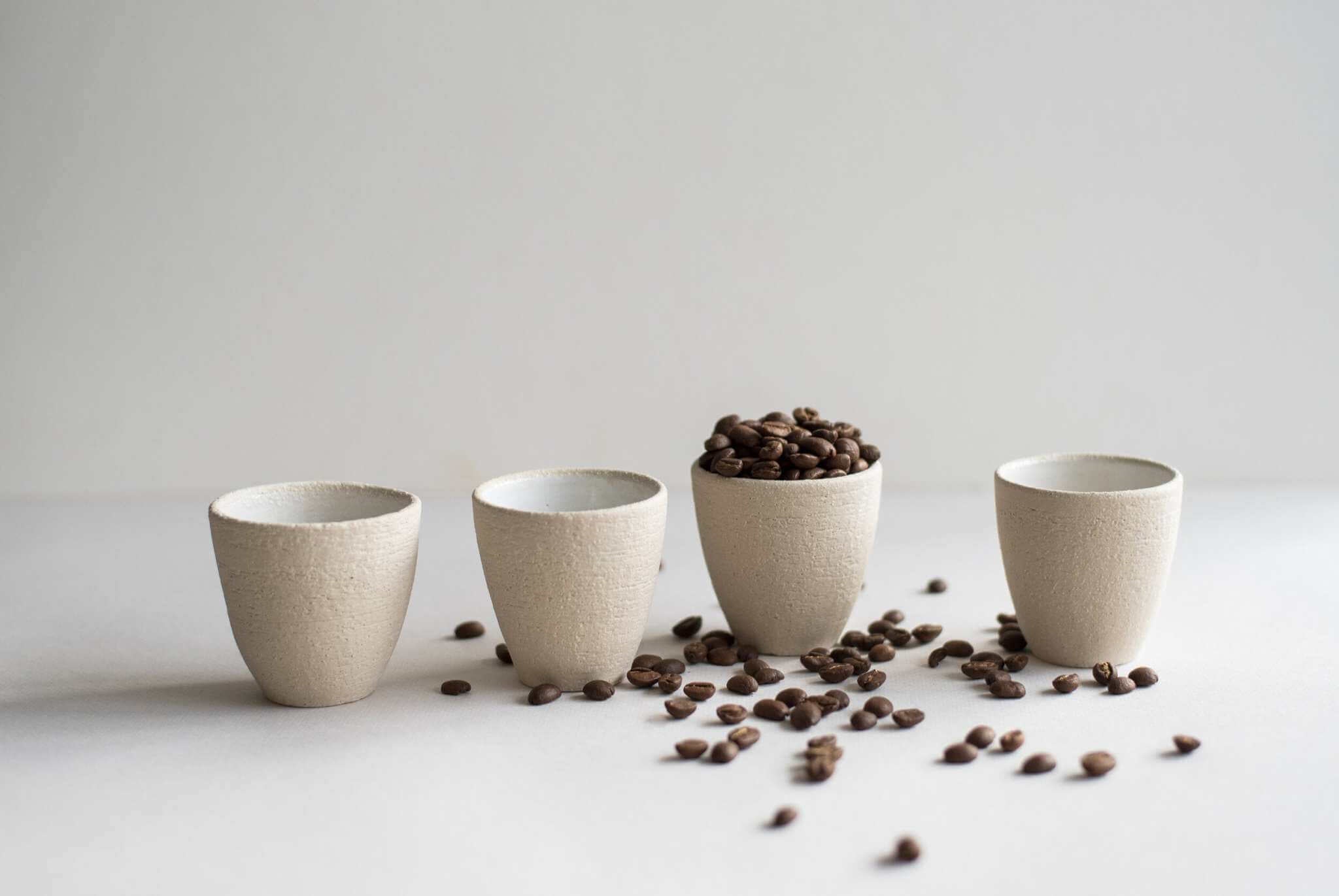 Handmade Stoneware Espresso Cup - Wine Drop Cookery LLC