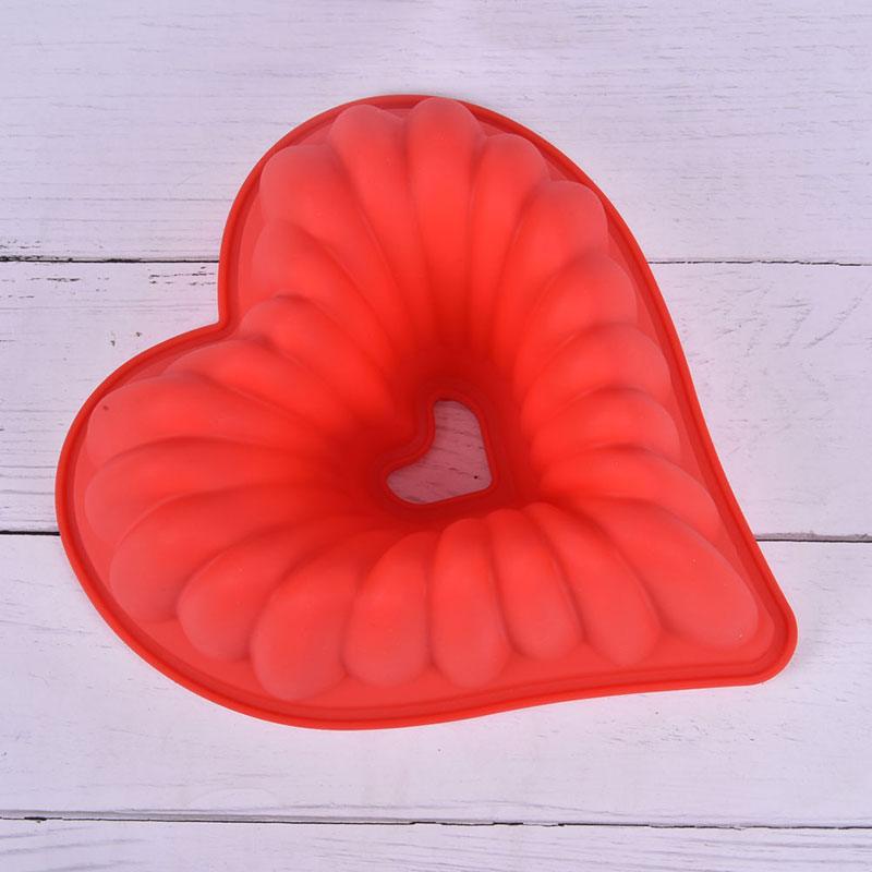 Heart-Shaped Silicone Cake Mold