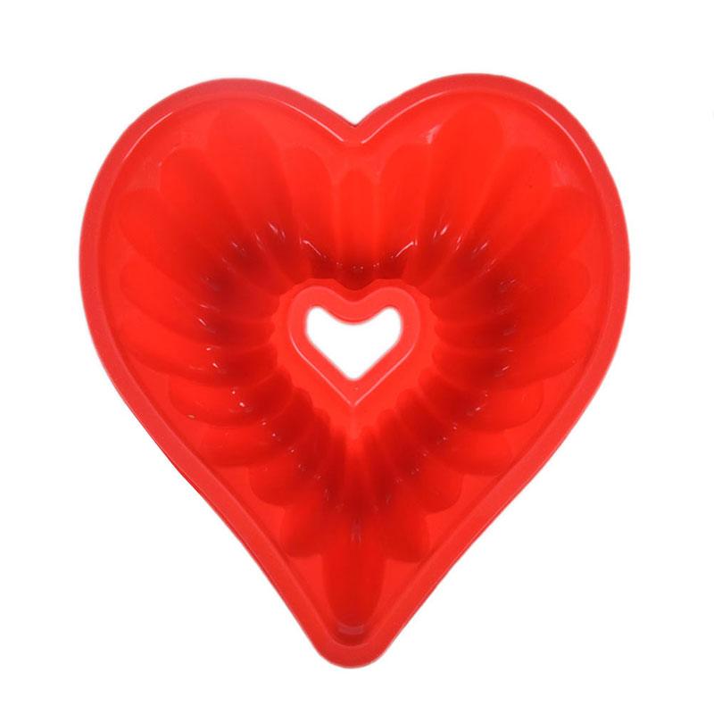 Heart-Shaped Silicone Cake Mold