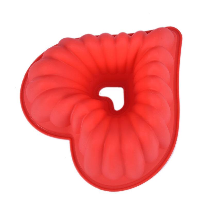 Heart-Shaped Silicone Cake Mold