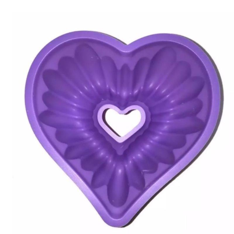 Heart-Shaped Silicone Cake Mold