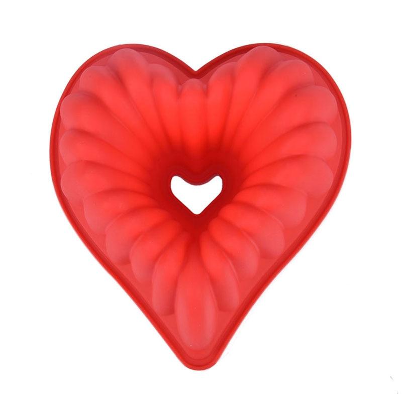 Heart-Shaped Silicone Cake Mold