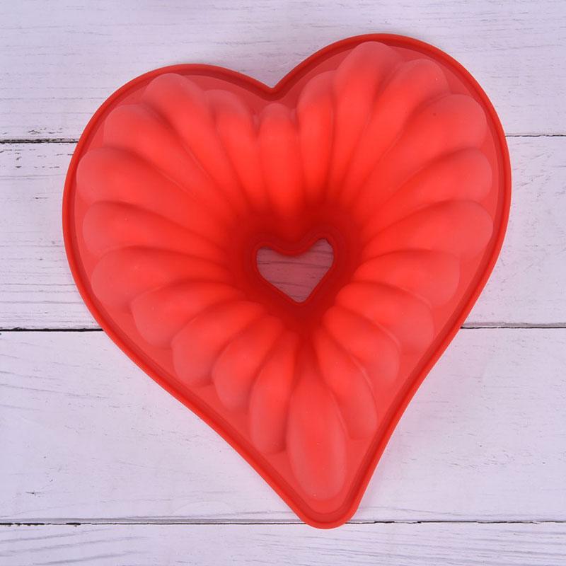 Heart-Shaped Silicone Cake Mold