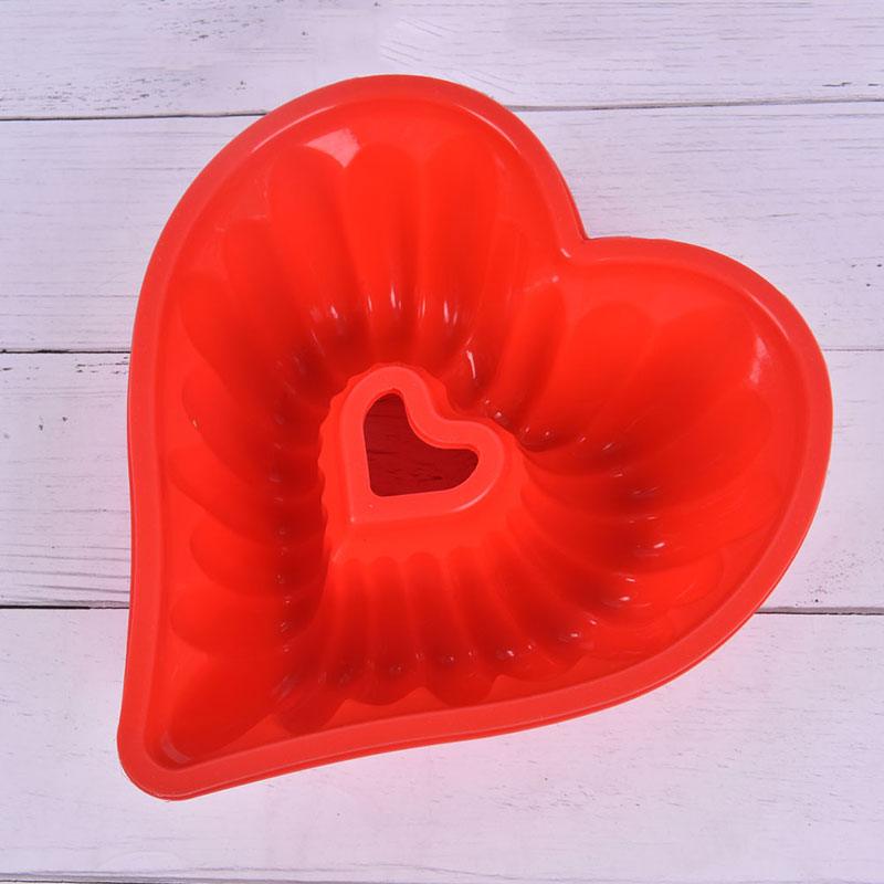 Heart-Shaped Silicone Cake Mold - Wine Drop Cookery LLC