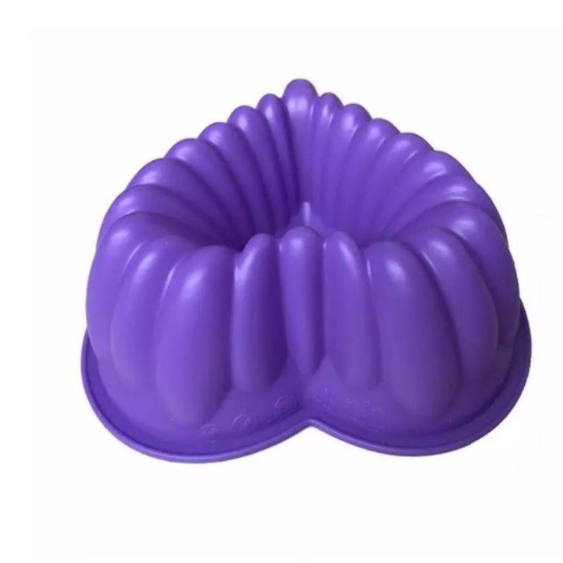 Heart-Shaped Silicone Cake Mold - Wine Drop Cookery LLC