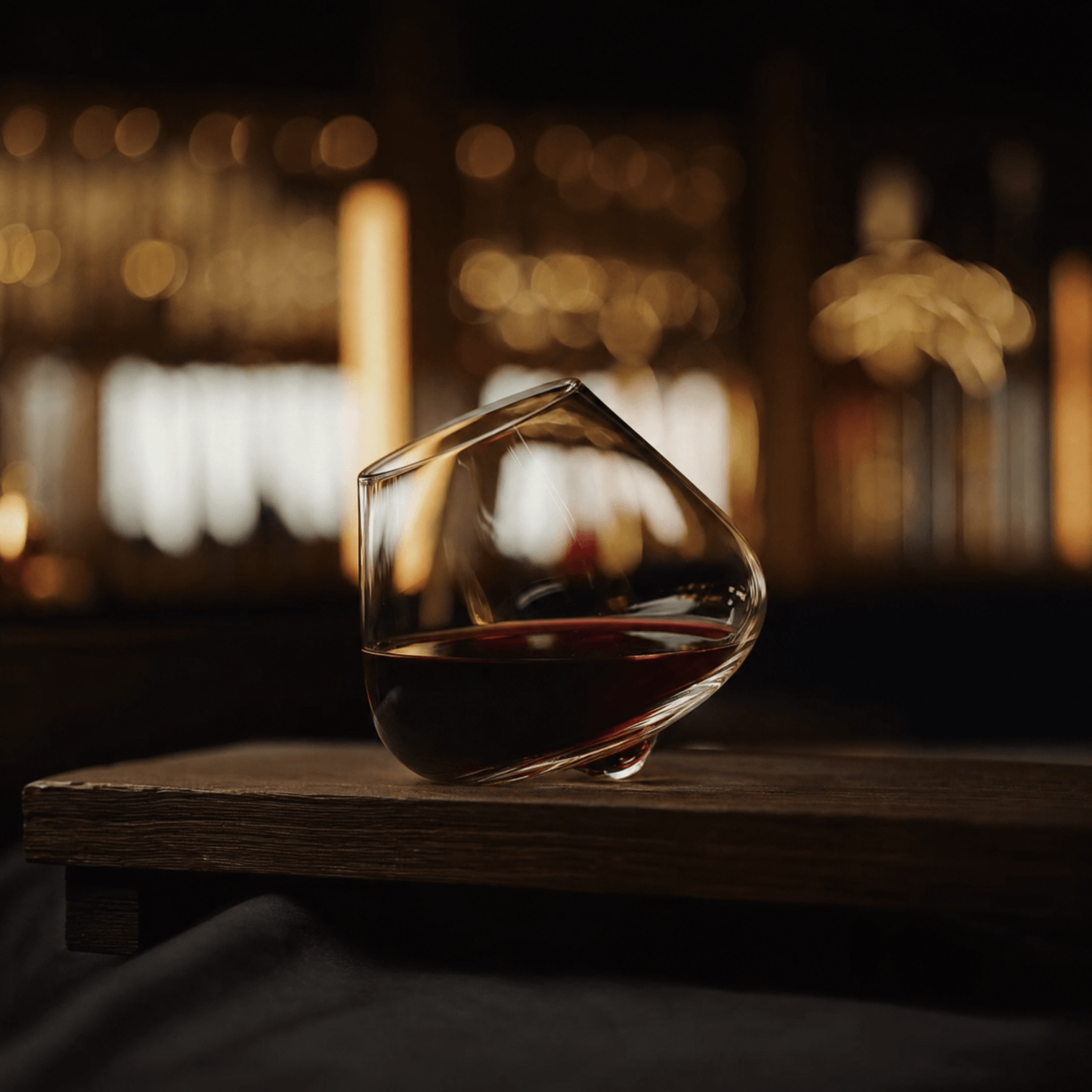 Kami Rotating Crystal Wine Glass & Wooden Coaster - Wine Drop Cookery