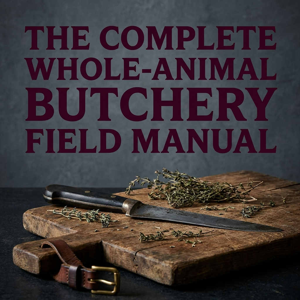 The Complete Whole-Animal Butchery Field Manual cover