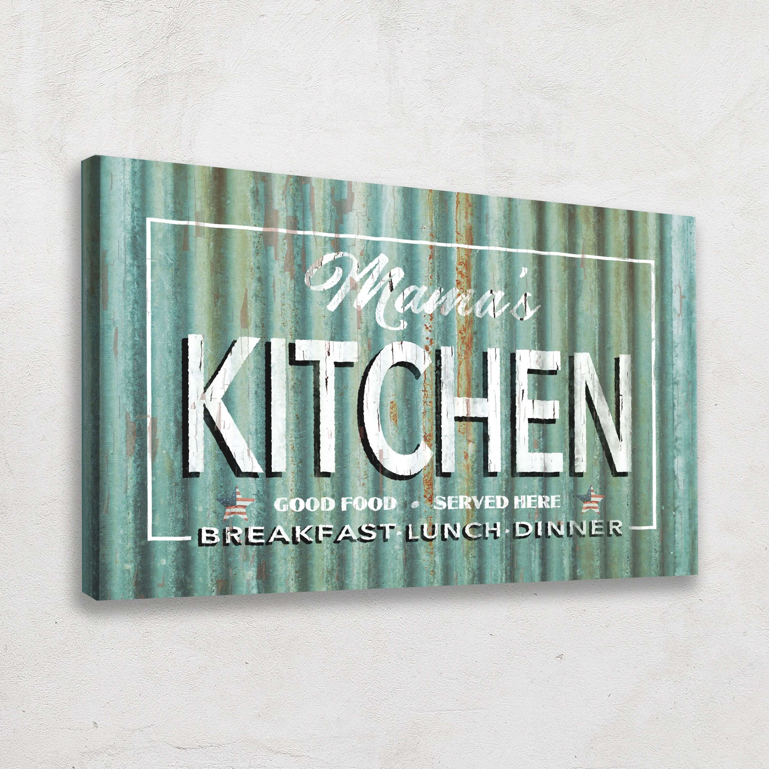 Personalized Antique Kitchen Signs - Vintage Wall Decor
