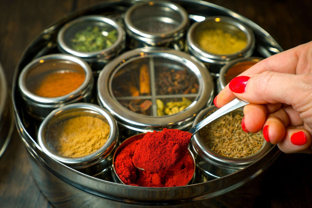 Indian Spice Wheel - Wine Drop Cookery LLC