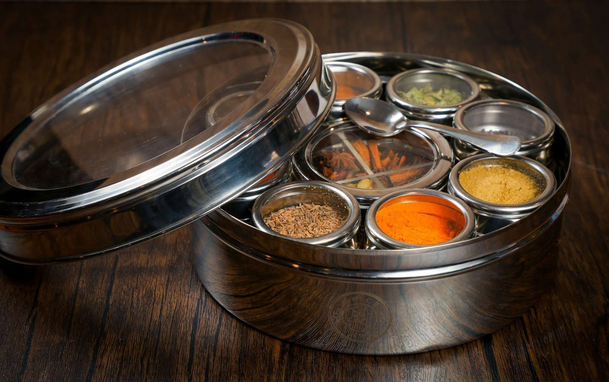 Indian Spice Wheel - Wine Drop Cookery LLC