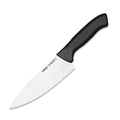 Pirge Ecco Chef Knife, 6.3 Inch High Carbon Stainless Steel, black handle - Wine Drop Cookery LLC