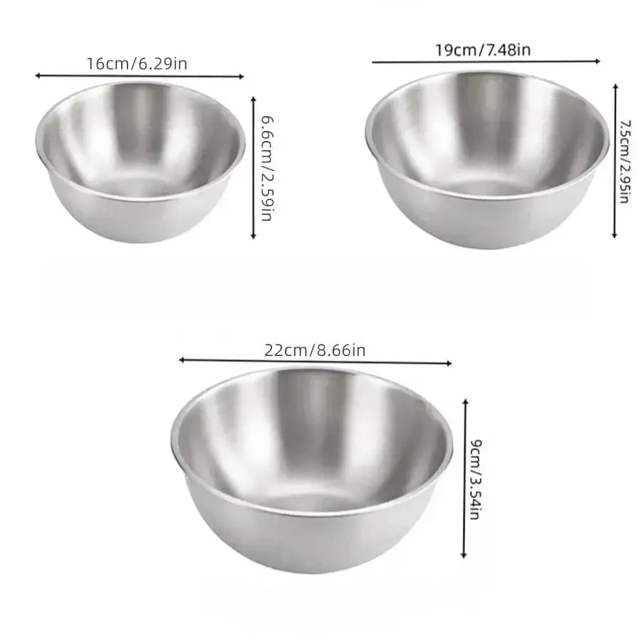 Large Capacity Stainless Steel Mixing Bowl with Scale - Wine Drop Cookery LLC