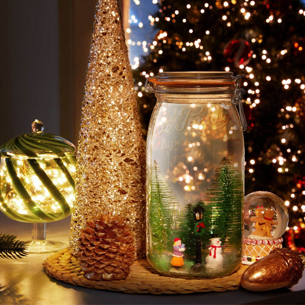 Le Parfait Super Jars with Wire-Bail Clamp Lid