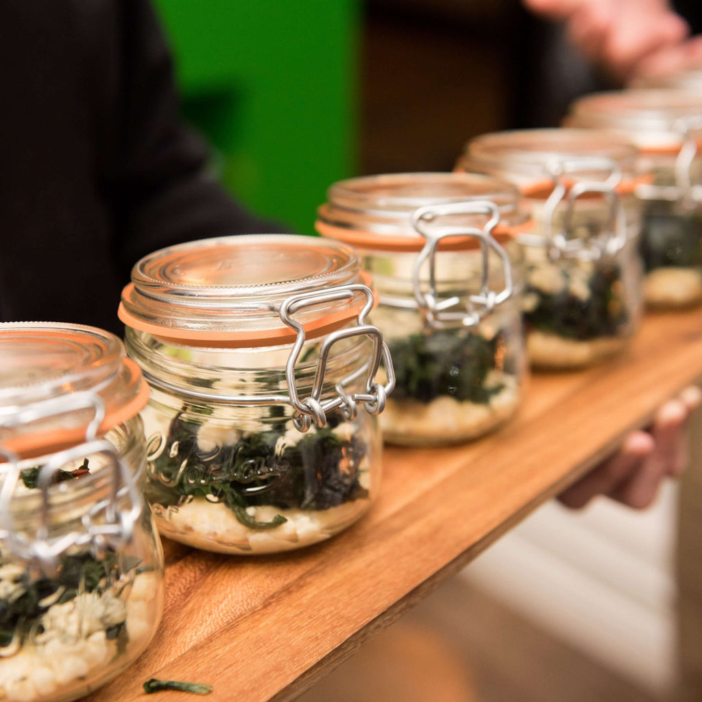 Le Parfait Super Jars with Wire-Bail Clamp Lid