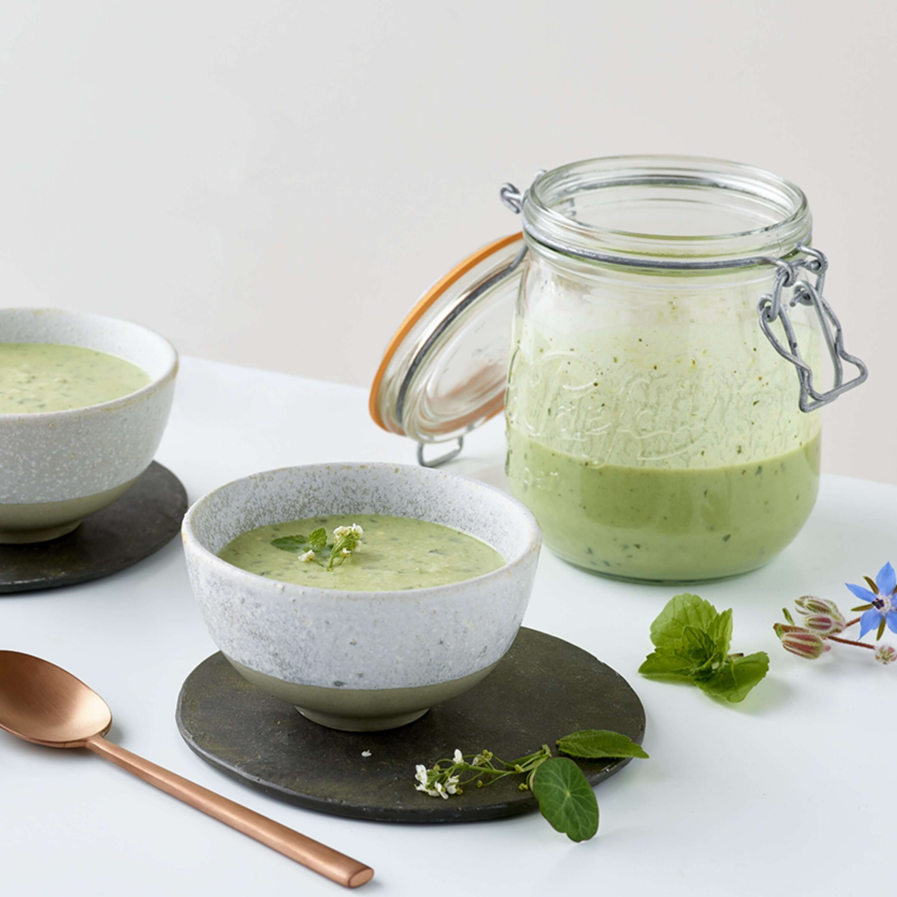 Le Parfait Super Jars with Wire-Bail Clamp Lid