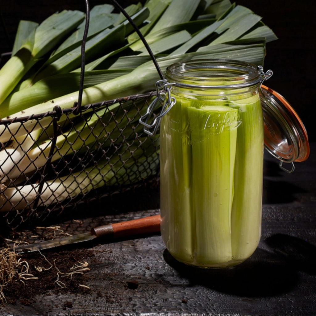 Le Parfait Super Jars with Wire-Bail Clamp Lid