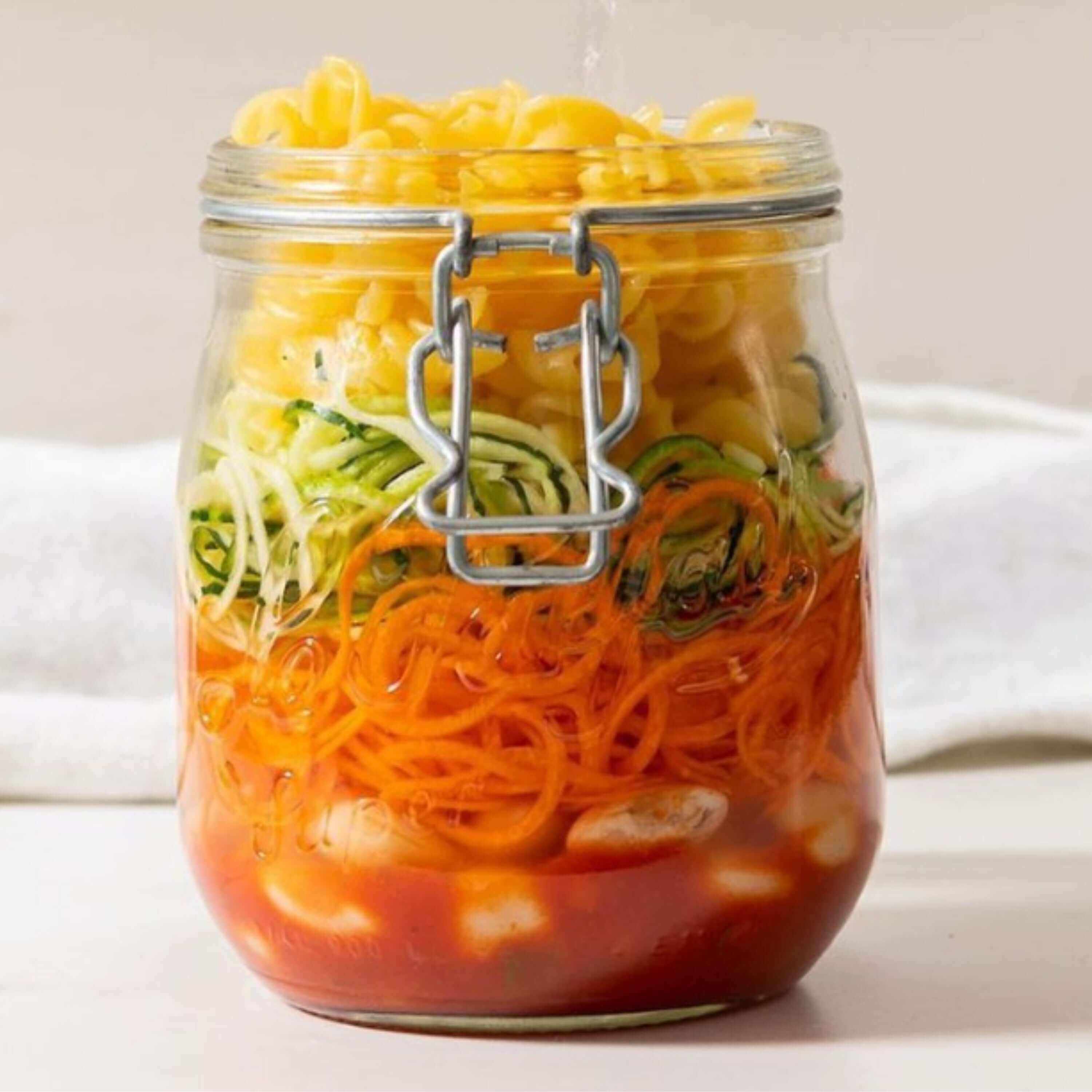 Le Parfait Super Jars with Wire-Bail Clamp Lid
