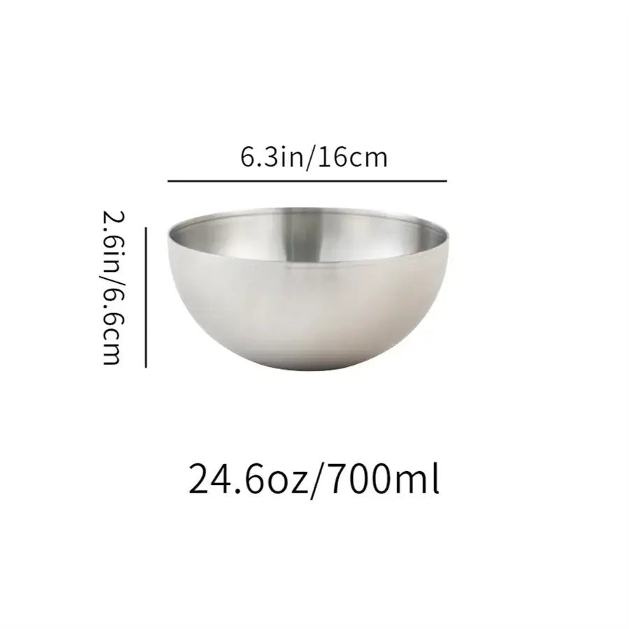 Multi Functional Stainless Steel Vegetable Bowl - Wine Drop Cookery LLC