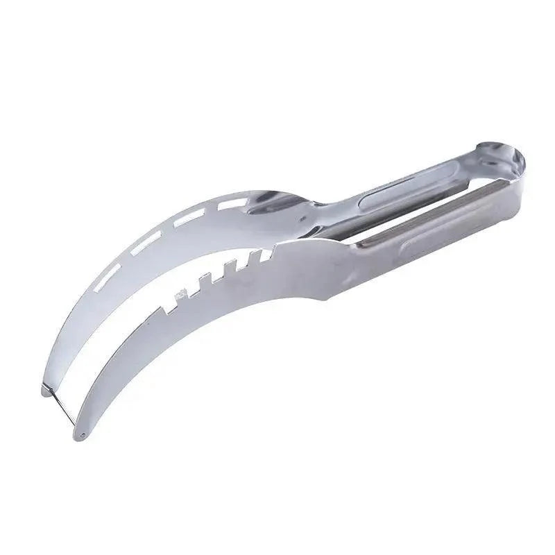Stainless Steel Watermelon Slicer or Melon Baller, slicer product view - Wine Drop Cookery LLC