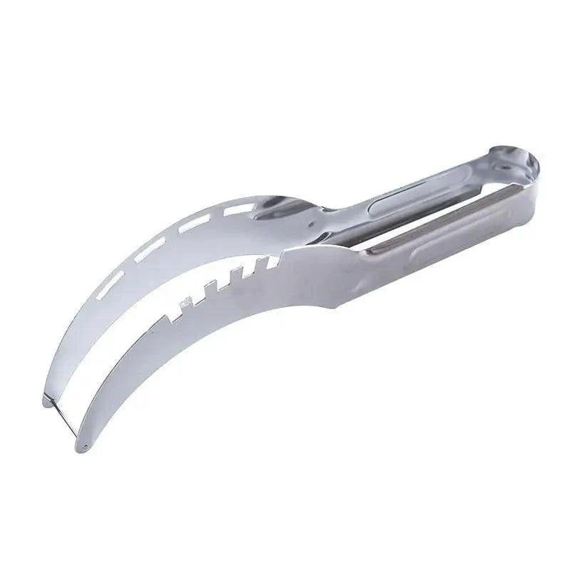 Stainless Steel Watermelon Slicer or Melon Baller, slicer product view - Wine Drop Cookery LLC