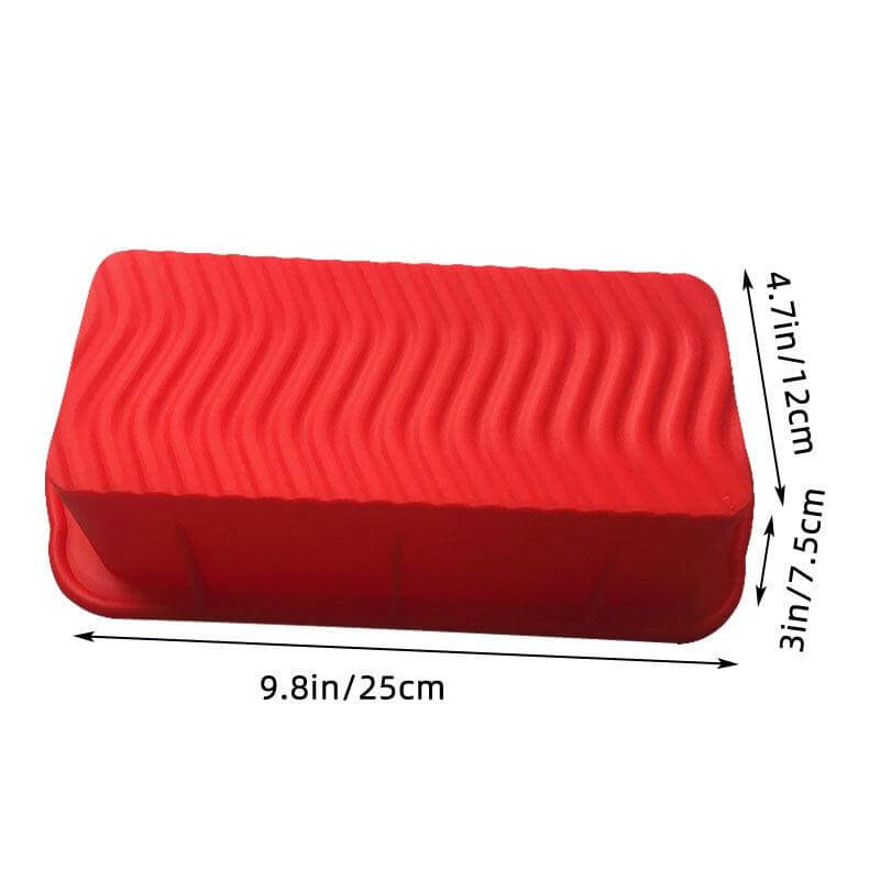 Non-Stick Silicone Bread Loaf Pan - Wine Drop Cookery LLC