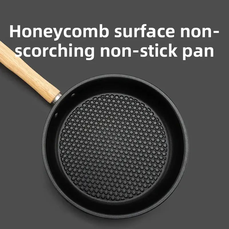 Non-Stick Stainless Steel Frying Pan with Detachable Handle - Wine Drop Cookery LLC