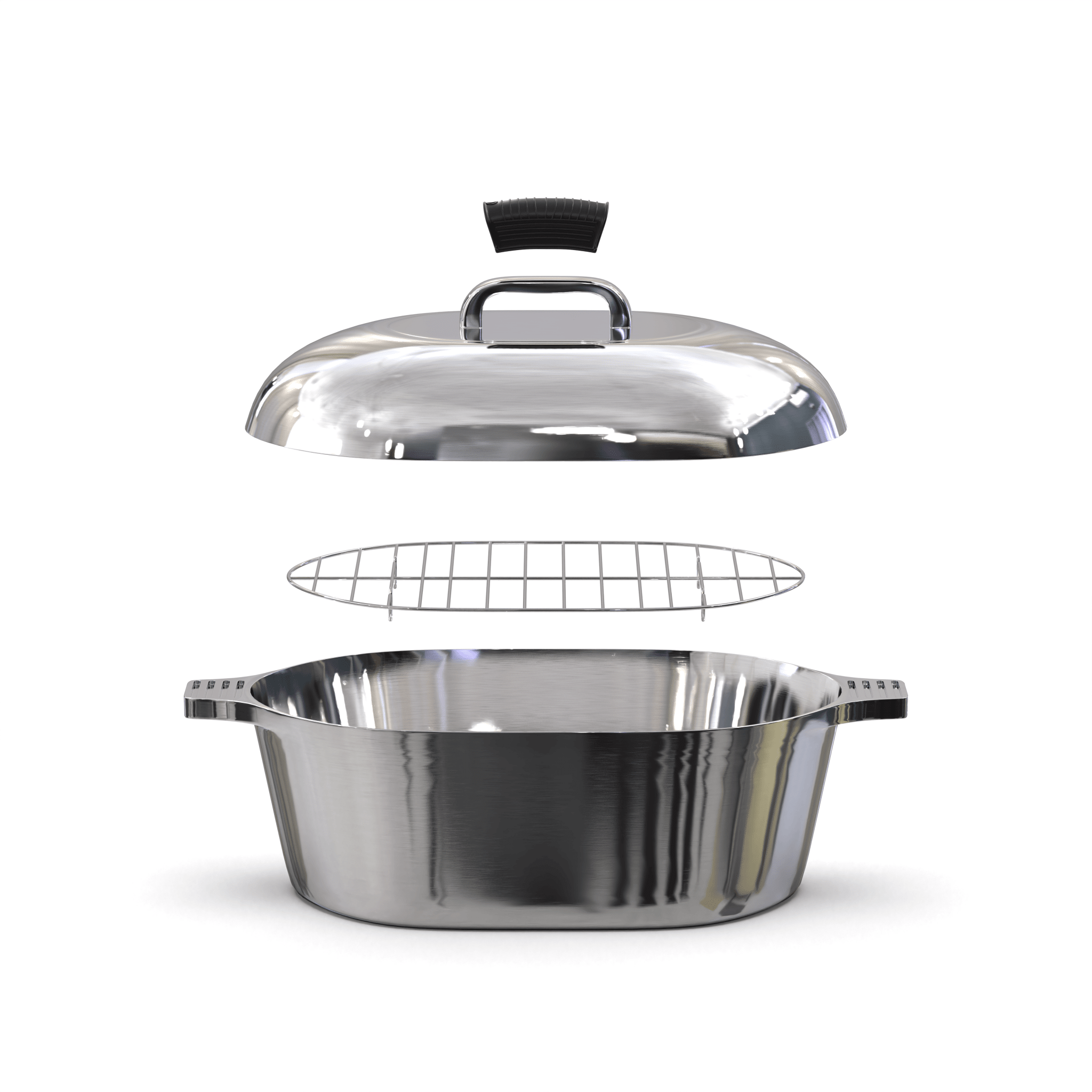 Oval Dutch Oven with Lid - 10 Quart 15 Inch - Wine Drop Cookery LLC