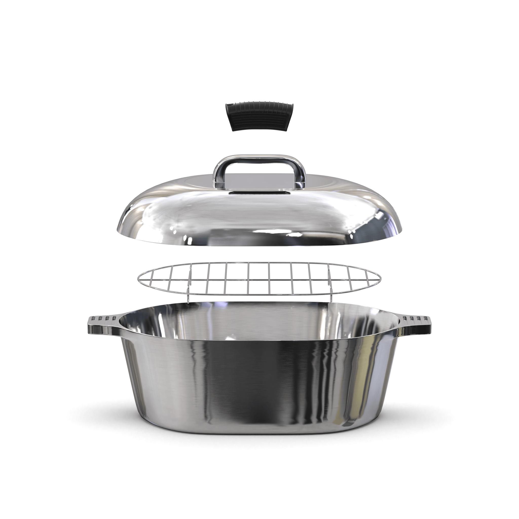 Oval Dutch Oven with Lid - 8 Quart - Wine Drop Cookery LLC