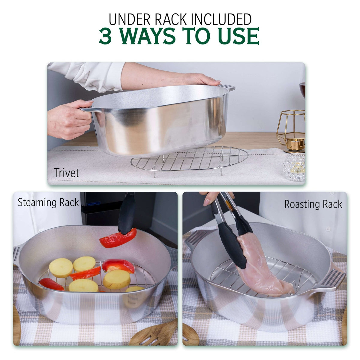 Oval Dutch Oven with Lid - 8 Quart - Wine Drop Cookery LLC