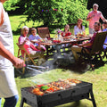 Portable Barbecue Grill Foldable Charcoal - Wine Drop Cookery LLC