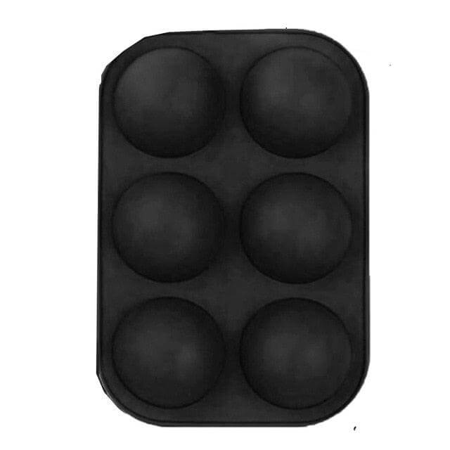 Silicone Half-Sphere Mold 6 Cavity 9