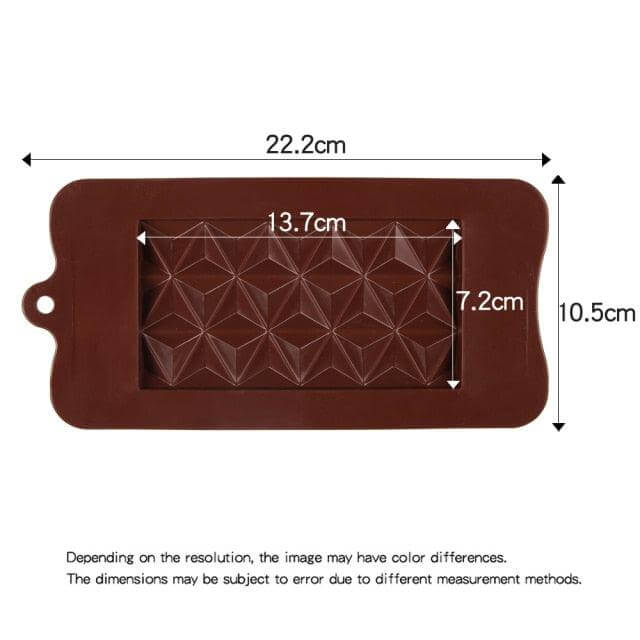 Silicone letter and number chocolate mold set