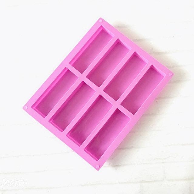 Silicone Energy Bar Mold 8 Cavity Rectangular 13