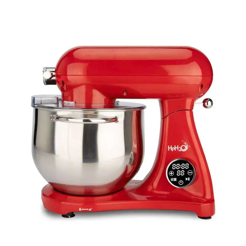 Red Fully Automatic Home Cook Machine Stand Mixer - Wine Drop Cookery