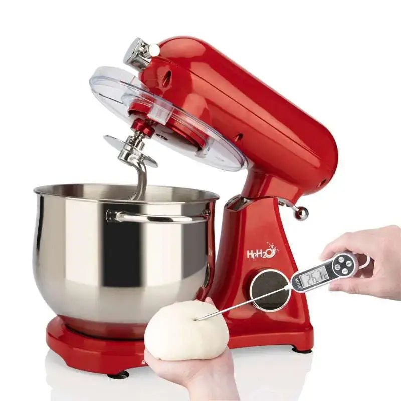 Red Fully Automatic Home Cook Machine Stand Mixer - Wine Drop Cookery LLC