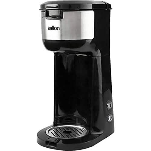 2-in-1 single-serve coffee maker with reusable filter