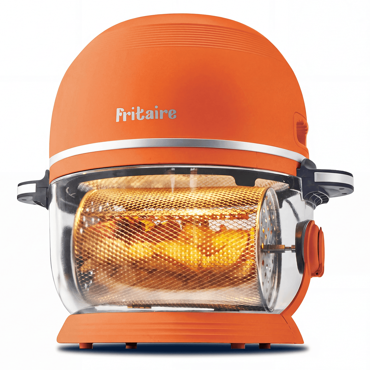 Self-Cleaning & Non-Toxic Air Fryer - Orange - Wine Drop Cookery LLC
