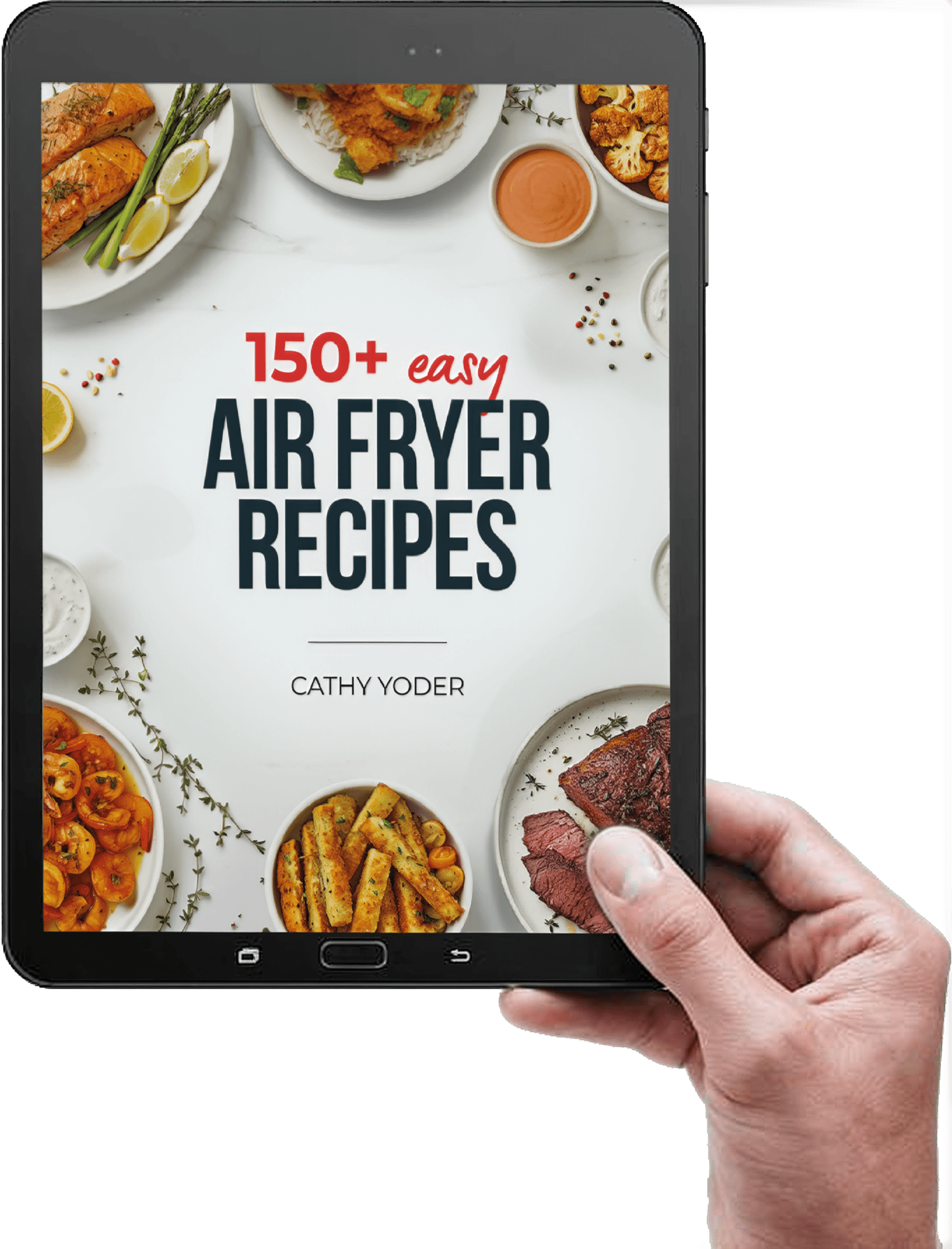 DIGITAL: 150+ Easy Air Fryer Recipes Cookbook - Wine Drop Cookery
